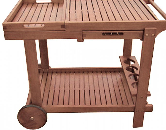 Bryton Wood Bar Cart