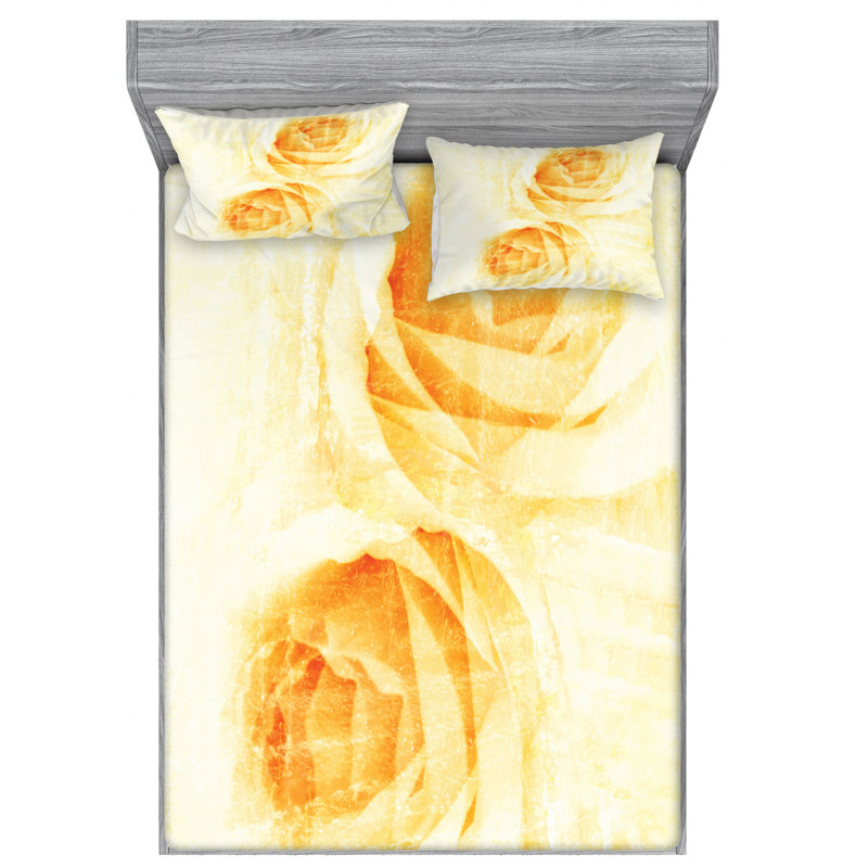 Microfiber Sheet Set, Queen Sheet Set with Fitted Sheet