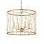 Adagio 4 - Light Wrought Iron/Crystal Chandelier