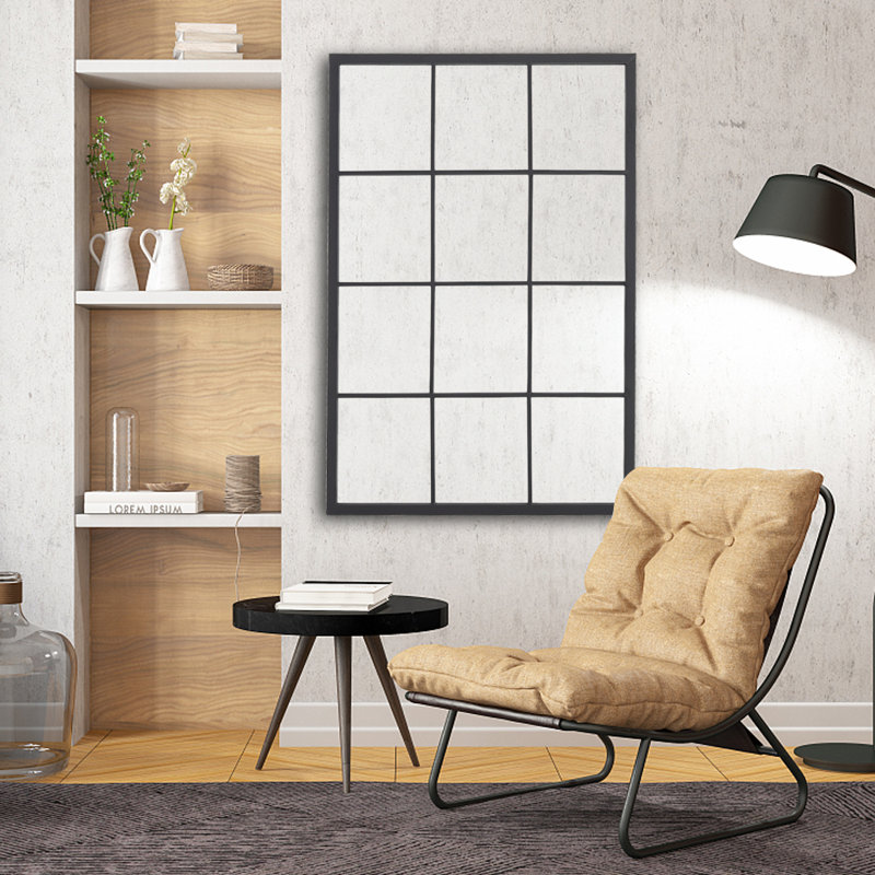 Iron Rectangle Mirror