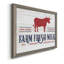 «Farm Fresh Milk», reproduction d'art textuel sur toile-806559706-806559709