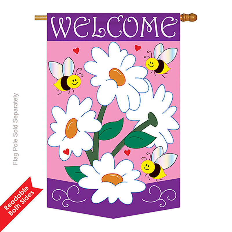 Drapeau de maison Masala Daisies