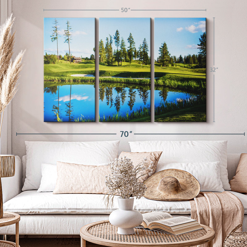 Splendid Golf Course, reproduction sur toile, H 32 po x l 50 po