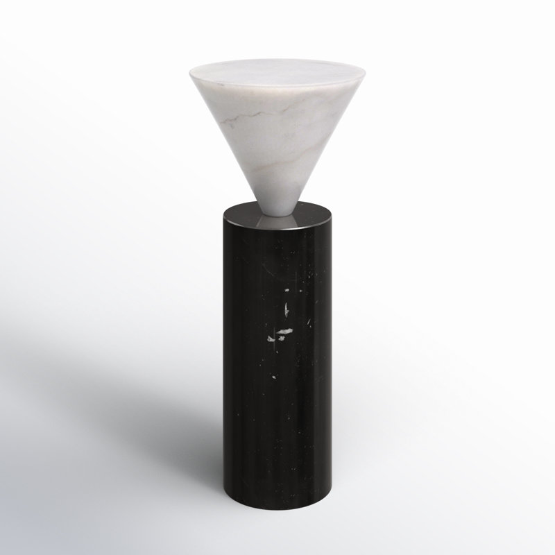 Lazuli Marble End Table