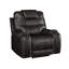 Fauteuil inclinable manuel en cuir synthétique Magnetite