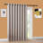 Nakagawa Damask Embossed Room Darkening Patio Door Curtain Panel for Patio Doors or Extra Large Windows-850377578-931162027