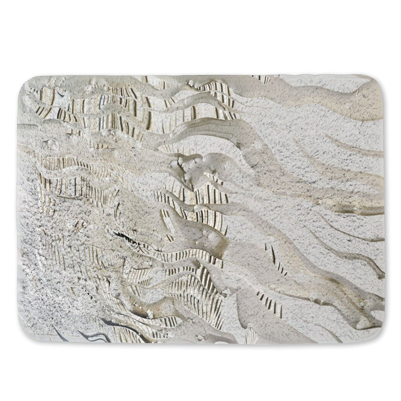 Tapis de bain Wavy lignes, L 21 po x L 34 po