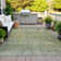 Machine Washable Indoor/Outdoor Xhevrie Green Rug
