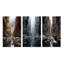 «Canyon Photo Eroded Beauty», 3 pièces sur toile-1269469509-1269469534