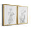 Fashion Cover I - Ensemble de 2 peintures sur toiles encadrées-615100974-615100975