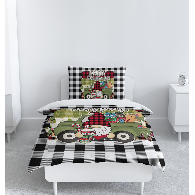Modern & Contemporary Polyester Duvet Cover, King Duvet Cover + 2 King Shams