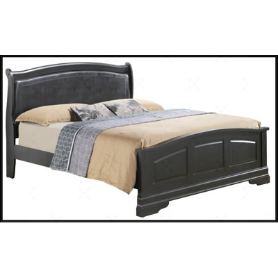 Elegant Traditional Black Full Bed