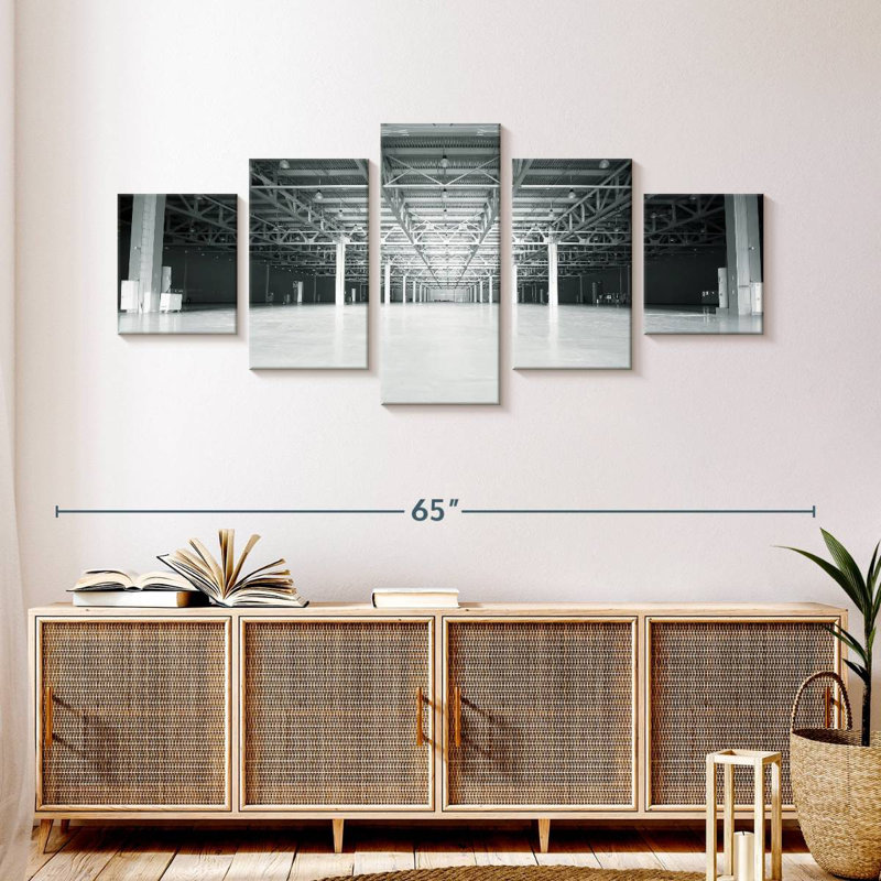Monochrome Warehouse, 24" H x 55" W