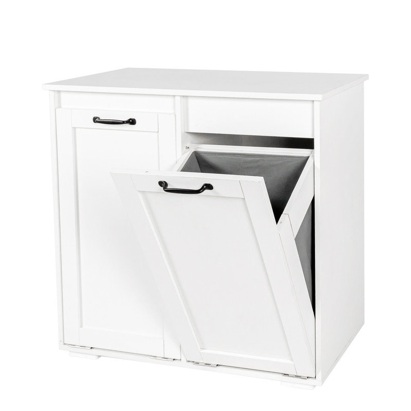 Armoire de buanderie avec 2 sacs de doublure amovibles