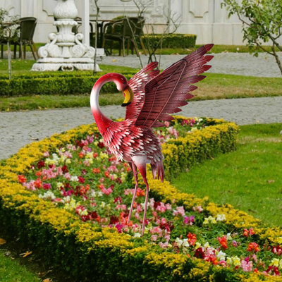 Statue Graden Flamingo