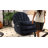 EONIX Oversized Power Swivel Rocker Recliner Chair for Living Room, Power Adjustable Backrest and Extended Footrest, USB Charging Ports, SXXY004021, Navy Blue-118766272