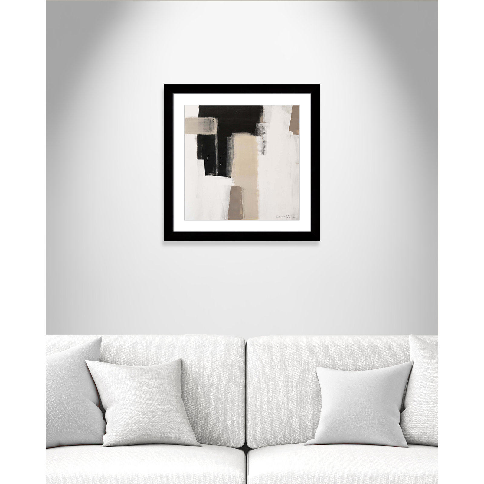 Earth Scapes I Print, Black Cube Framed, 25" H x 25" W x 1.25" D