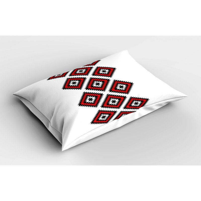 Polyester Geometric Sham Set, Twin