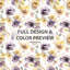 Ensemble de housse de couette Floral de 5 - Ensemble de literie et de coussins French Country Pastel Pansy Harmony-124082979