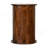 Solid Wood 3-Drawer Chestnut Drum, Brown