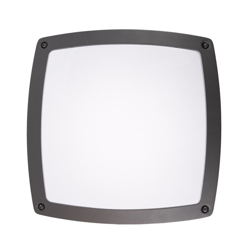 Olyphant 30cm H Outdoor Flush Mount, Anthracite