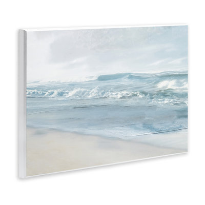  "Calm Blue Beach Waves", art mural par Mike Calascibetta