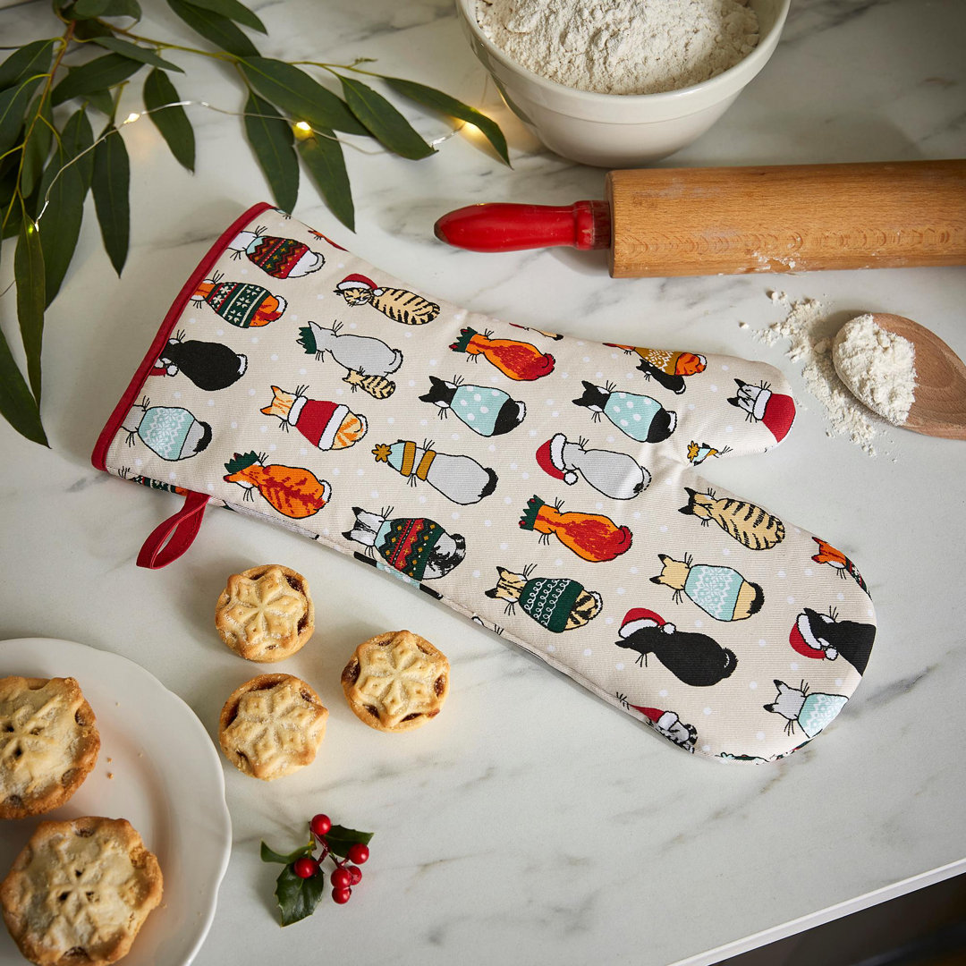 Ulster Weavers Cats In Waiting 100% Cotton Oven Glove