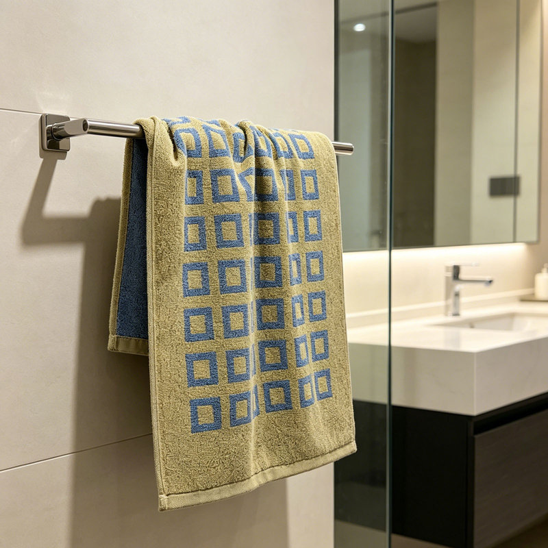 Soft Absorbent Quick Dry Face Towel, Lint Free Hand Towel And Facial Washcloth For Daily Home Use, 13.8x27.6in Green, Green