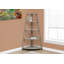 Bibliothèque, bibliothèque, étagère, d'angle, 4 niveaux, H 60 po, bureau, chambre à coucher, contemporain, moderne-226172932