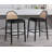 Emington Modern Stools with Rattan Backrests and Wood Frame-1163402651-1163402650