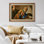 Saint Pierre avec coq, œuvre d'art classique, images de bureau, impression sur toile encadrée