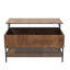 Table basse à plateau relevable avec rangement