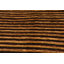 Tapis de surface en laine noir/brun 4 pi 10 po x 6 pi 8 po one-of-kind à la main-noué la new age Nash