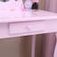 Ensemble de coiffeuse pour enfants avec miroir