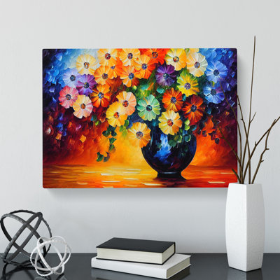 Assorted Flower Bouquet Vol.1 - Wrapped Canvas