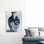 "Blue Smoke I Onrei", reproduction d'art sur toile