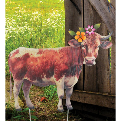 Farm Garden Stake - Cow