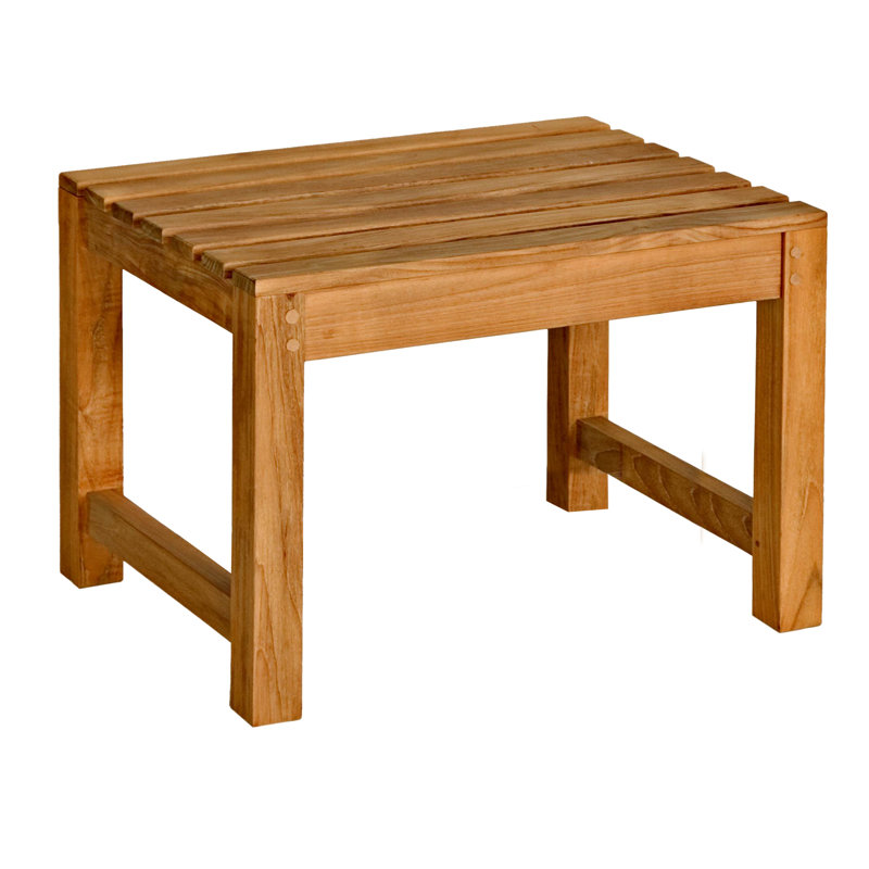 Charleston 2' Backless Teak Outdoor Dinning Bench