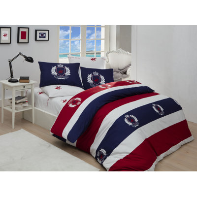 Ensemble de housse de couette en coton