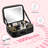 12” Portable Makeup Organizer Makeup Tool Case With Led Mirror