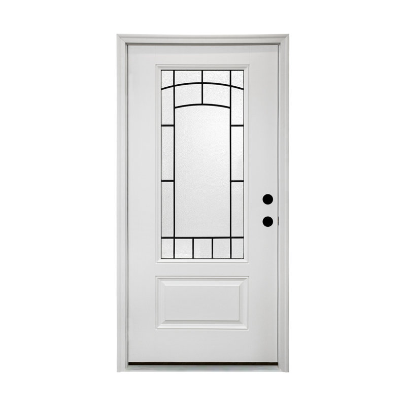 Porte d'entrée d'entrée de style contemporain pour la maison, S'ouvre à gauche vers l'intérieur
