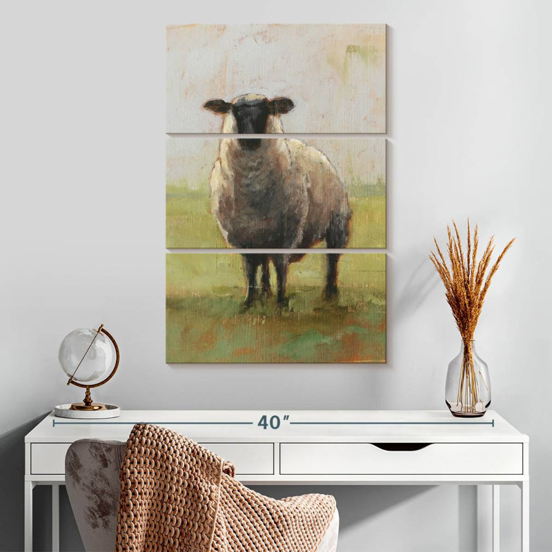 Brampt Away From The Flock I, 32" H x 20" W