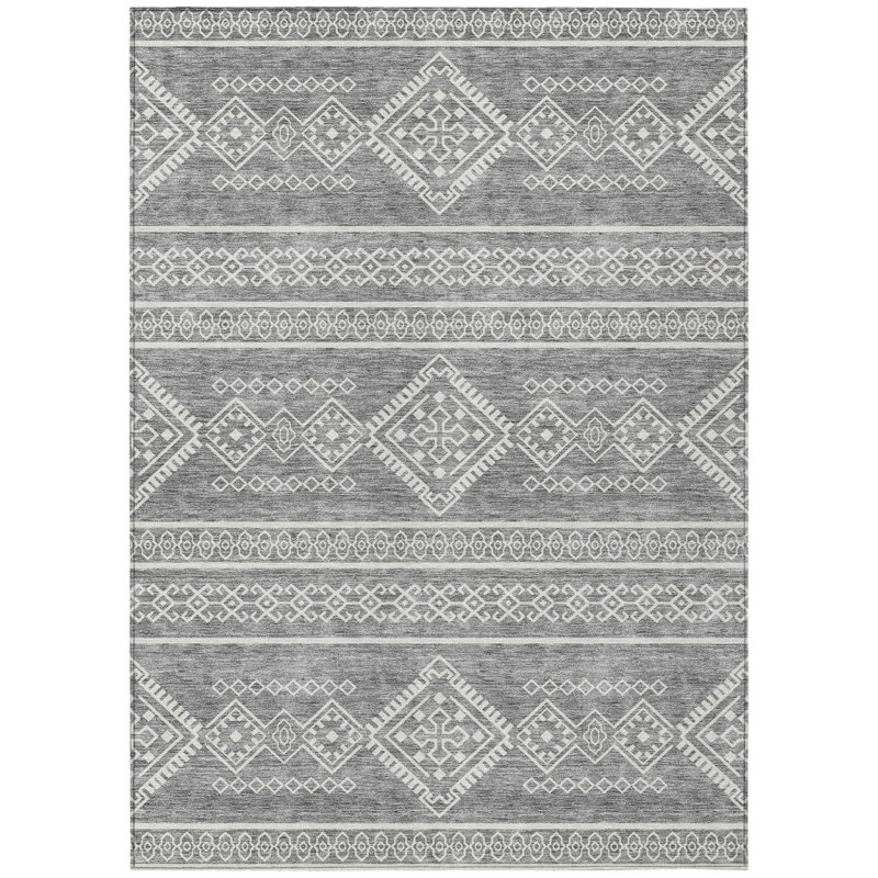 Tapis intérieur / extérieur lavable 9 pi x 12 pi Southwestern