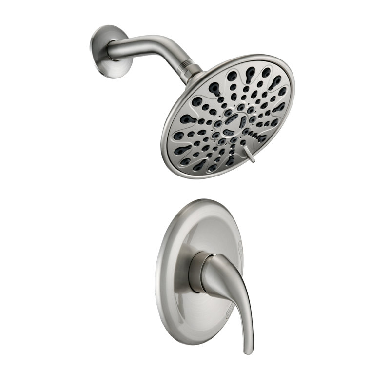 All-In-One Kit with Rough in-Valve, Brushed Nickel