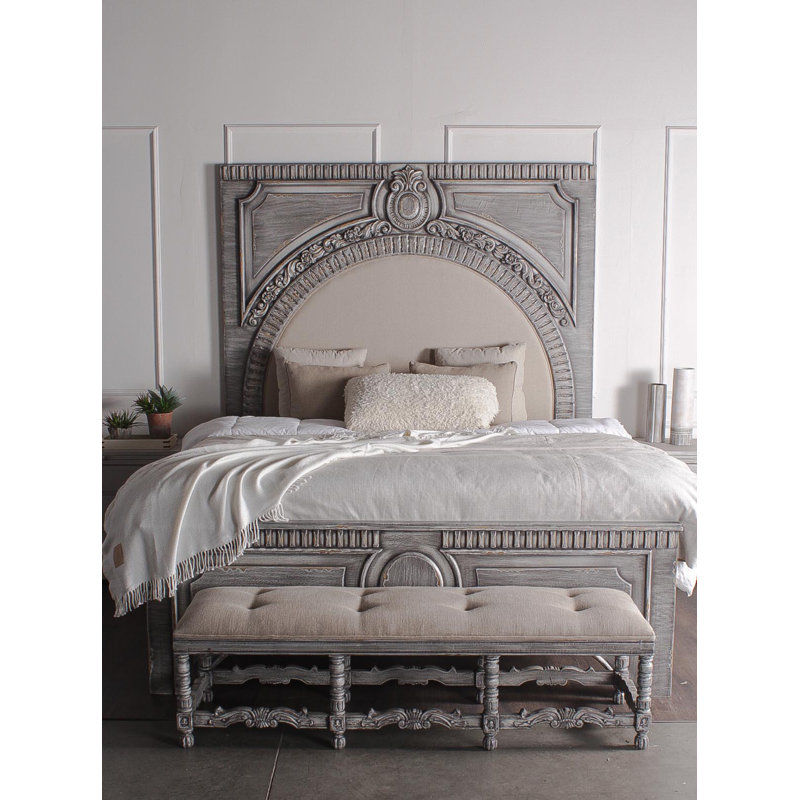 Finisterra Cotton Blend Upholstered Bench