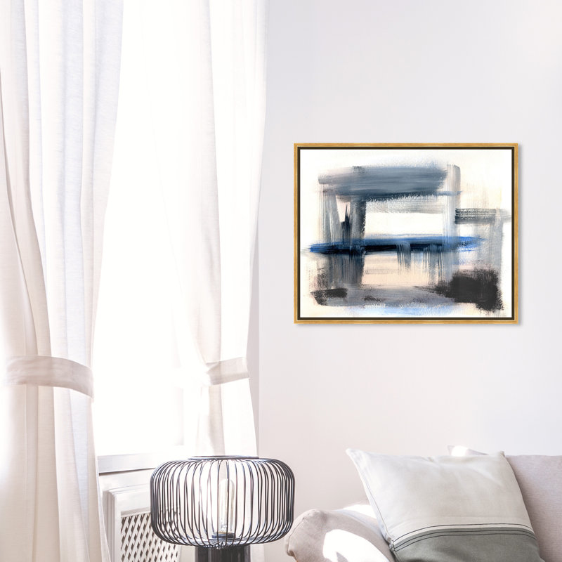 «Abstract Architecture», reproduction d'impression sur toile, H 16 po x l 20 po x 1,5 po, Encadrement doré