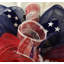 Couronne patriotique «God Bless America»