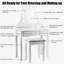 Dressing Table with Mirror-1761971533