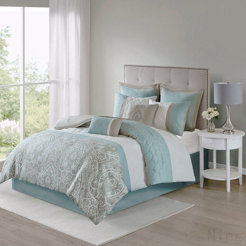 King 8 Piece Comforter Set, King Comforter + 7 Additional Pieces