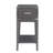 Beckett Solid + Manufactured Wood Side Table in Anthracite